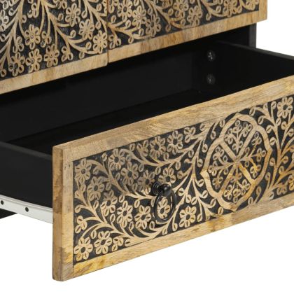 Висок шкаф, 60x33x100 см, мангово дърво масив