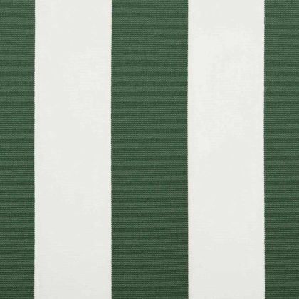 Резервен плат за тента Зелен и бял 10 x 1.6 m текстил