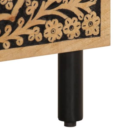 Нощни шкафчета, 2 бр, 40x33x46 см, манго масив