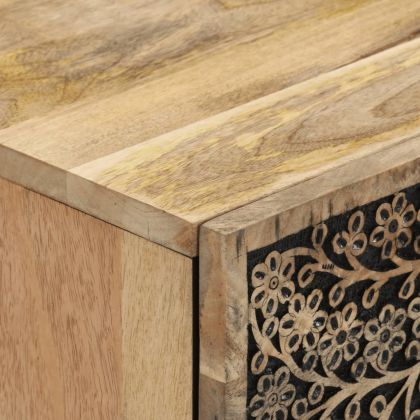 Нощно шкафче 50x33x60 см мангово дърво масив