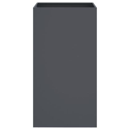 Кашпа, антрацит, 42x38x75 см, стомана