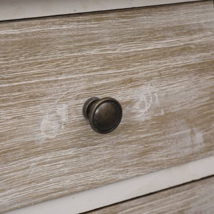 Нощно шкафче, 35x30x50 см, дърво от пауловния