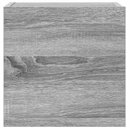 Комплект ТВ шкафове от 4 части, сив сонома, инженерно дърво