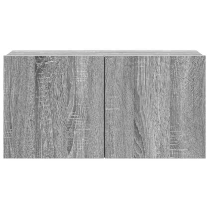 Комплект ТВ шкафове от 4 части, сив сонома, инженерно дърво