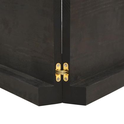 Плот за маса тъмнокафяв 160x40x(2-6) см обработен масивен дъб