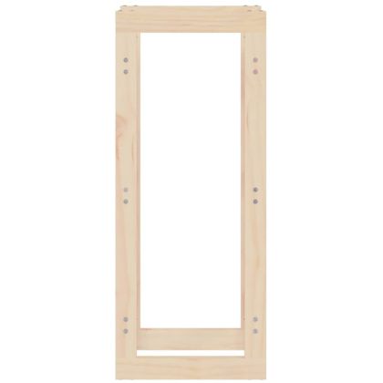 Поставка за дърва за огрев 41x25x100 см масивно дърво бор