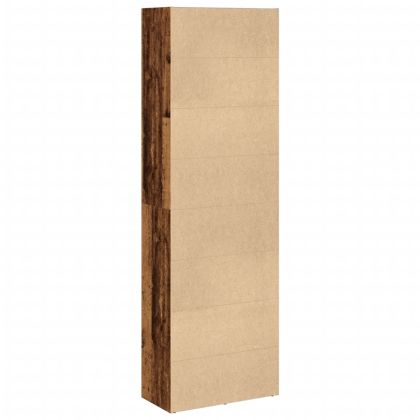 Библиотека, старо дърво, 60x30x189 см, инженерно дърво