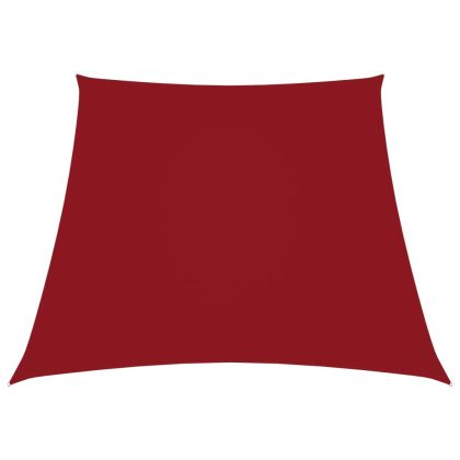 Платно-сенник, Оксфорд текстил, трапец, 2/4x3 м, червено