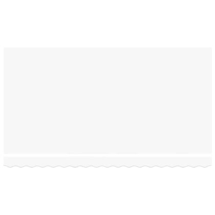 Сгъваем навес Бяло 400 x 200 cm Полиестер и алуминий