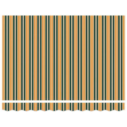 Сгъваем навес Зелен и жълт 300x250 см текстил