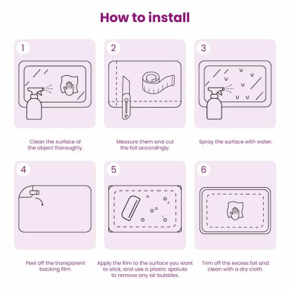 Самозалепващо фолио за прозорци Заскрежени линии 60 x 2000 cm