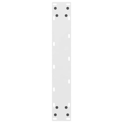 Крака за бар маса, бели, 2 бр., 50 x (100-101) см, стомана