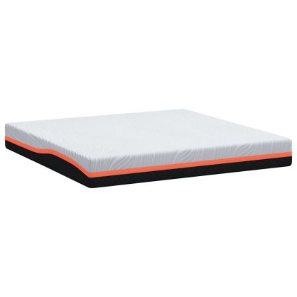 Матрак Бяло и сиво 180 x 200 cm Мемори пяна