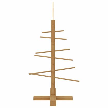 Дървено Коледно Дърво с поставка Кафяво 75 cm бамбук