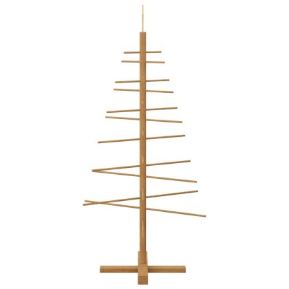 Дървено Коледно Дърво с поставка Кафяво 125 cm бамбук