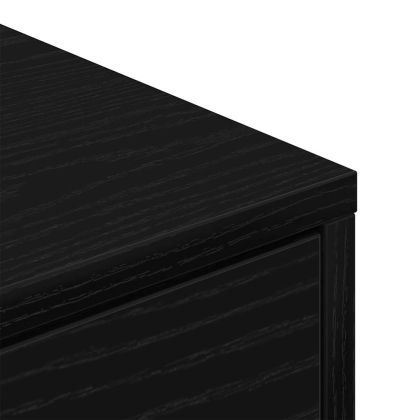 Шкаф за обувки Черния дъб 60 x 35 x 84 см Инженерно дърво