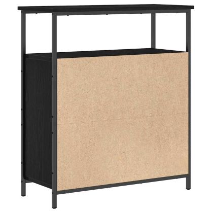 Служебен шкаф Черен дъб 70 x 30 x 80 см Инженерно дърво