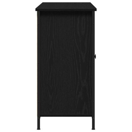 Служебен шкаф Черен дъб 100 x 35 x 70 см Инженерно дърво