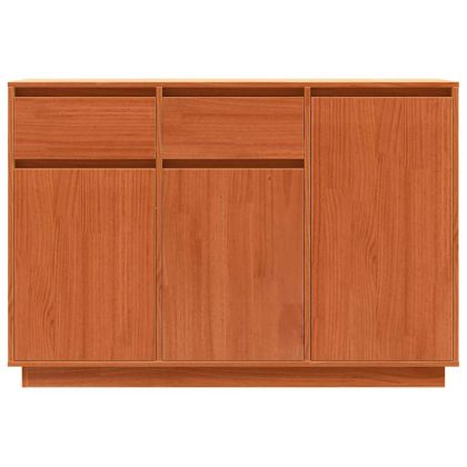 Служебен шкаф Кафяво с восъчно покритие 110 x 34 x 75 см