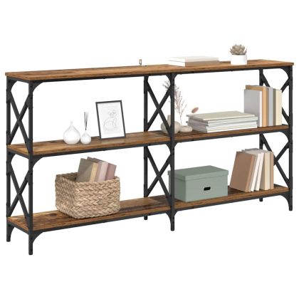 Конзолна маса Старо дърво 156 x 28 x 80,5 см Инженерно дърво