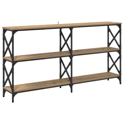 Конзолна маса Дъб 156 x 28 x 80,5 см Инженерно дърво