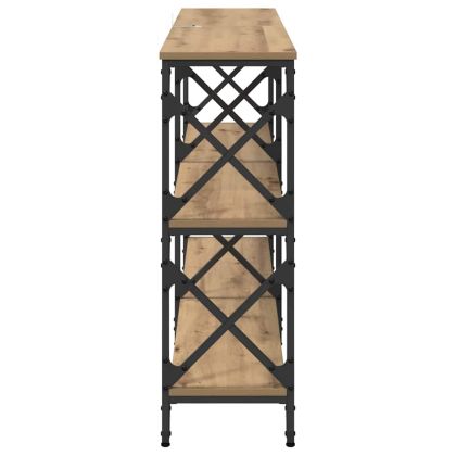 Конзолна маса Дъб 156 x 28 x 80,5 см Инженерно дърво