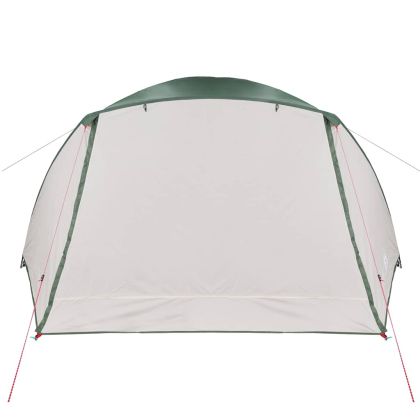 Къмпинг палатка с веранда, 4-местна, зелена, водоустойчива