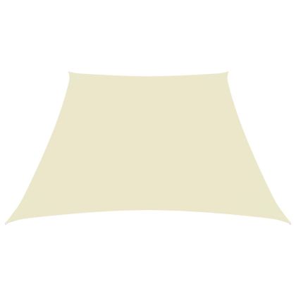 Платно-сенник, Оксфорд текстил, трапец, 3/5x4 м, кремаво