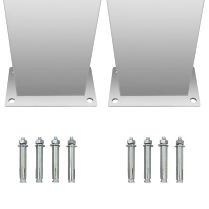 Градински душ, неръждаема стомана, двойни джетове