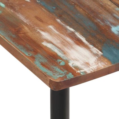 Трапезни столове, 6 бр, регенерирано дърво масив