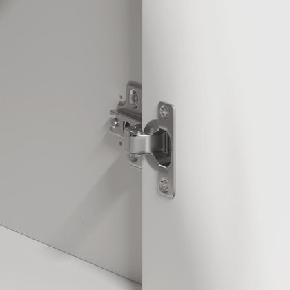 Служебен шкаф с чекмедже Бяло 120 x 41 x 75 см Инженерно дърво