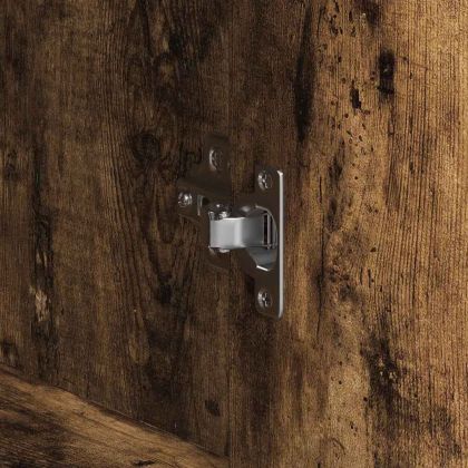 Служебен шкаф Опушен дъб 120 x 41 x 75 см Инженерно дърво