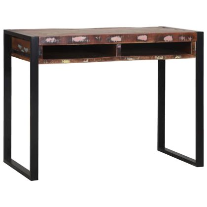 Тоалетка с рафт Многоцветен Масивна регенерирана дървесина