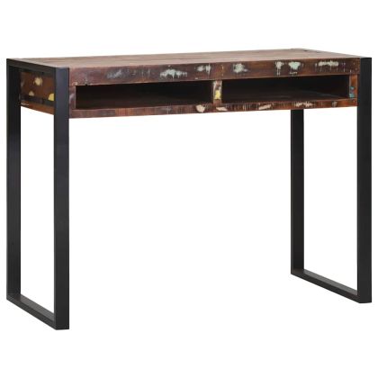 Тоалетка с рафт Многоцветен Масивна регенерирана дървесина