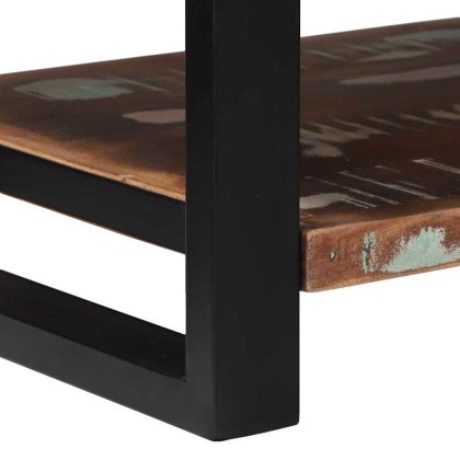 Съхранителна кутия Многоцветен Масивна регенерирана дървесина