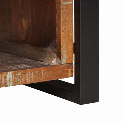 Пейка за Съхранение Многоцветен Масивна регенерирана дървесина