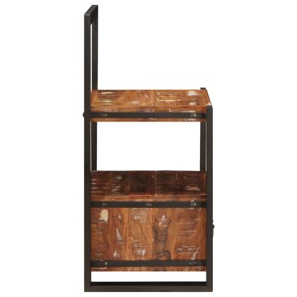 Стойка за дрехи Многоцветен Масивна регенерирана дървесина