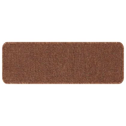 Килимчета против подхлъзване за стълби 15 pcs Жълто 60 x 25 cm