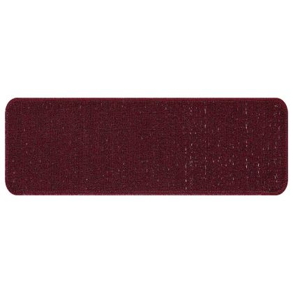 Килимчета против подхлъзване за стълби 15 pcs Виненочервен