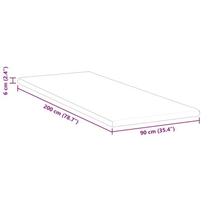 Подложки за матрак Бяло 90 x 200 cm