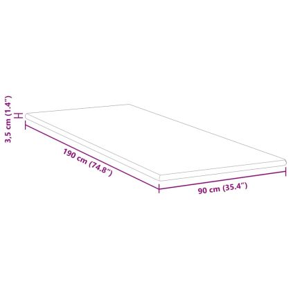 Подложки за матрак Бяло 90 x 190 cm