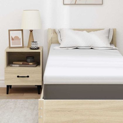 Тапицирана възглавница Бяло 70 x 200 cm Гелова мемори пяна