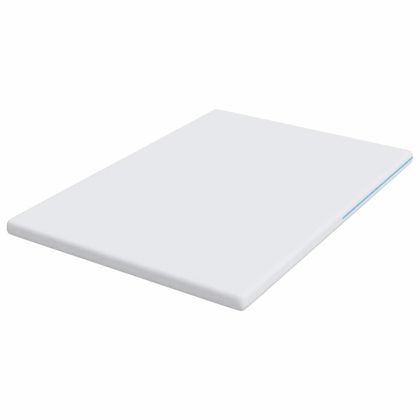 Тапицирана възглавница Бяло 140 x 190 cm Гелова мемори пяна