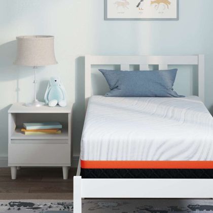 Матрак Бяло и сиво 80 x 160 cm Мемори пяна