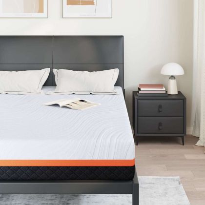 Матрак Бяло и сиво 160 x 200 cm Мемори пяна