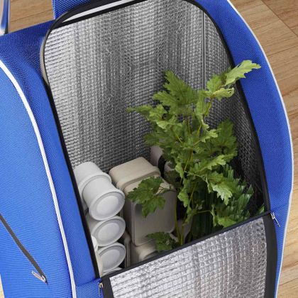 Пазарски тролей Синьо 39,5 x 33 x 93 см Оксфордска тъкан