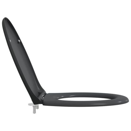 Бързо освобождаваща тоалетна седалка Антрацит