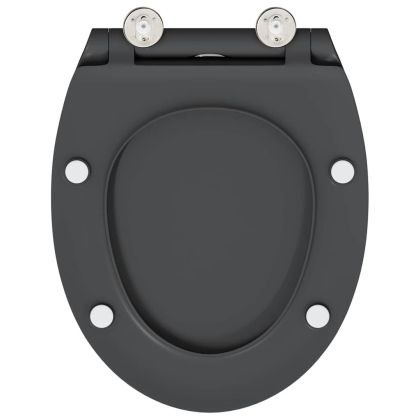 Тоалетна с бързо освобождаване, подходяща за седалка Антрацит