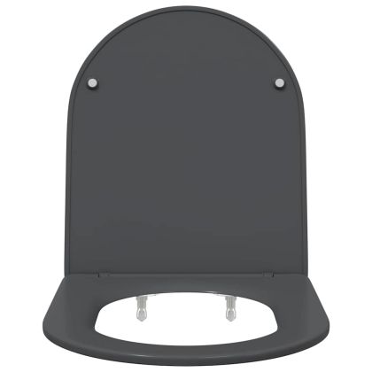 Бързо освобождаваща тоалетна седалка Антрацит