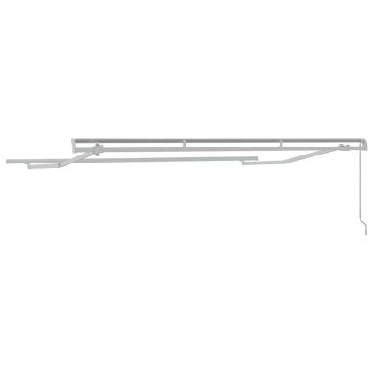 Рамка за сенник Бяло 3.5 x 2 m Метал